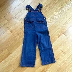 Vintage Lacoste Izod Classic Toddler Denim Overalls 4T